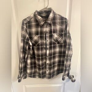 Natural Reflections medium women’s flannel Bass Pro Shirt measurements in pics